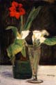 amaryllis and calla lilies